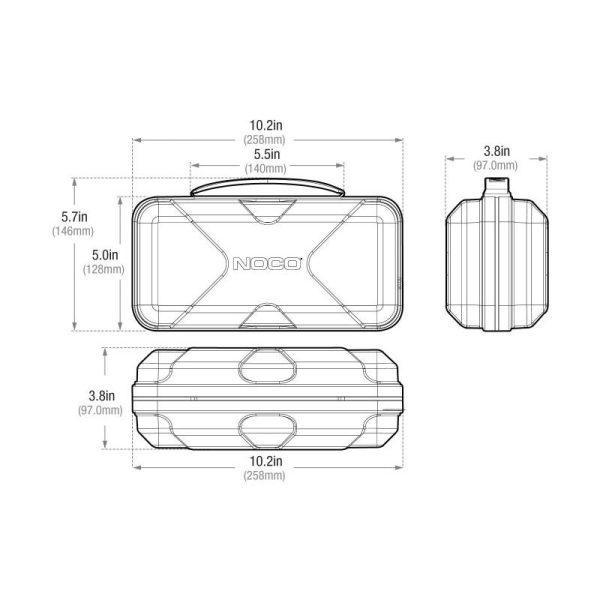 GB20/40 EVA Protection Case - Imagen 2